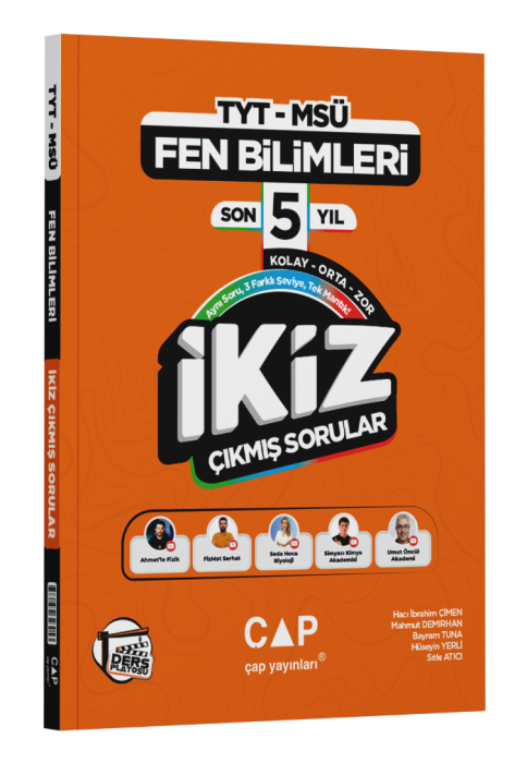 TYT - MSÜ İKİZ ÇIKMIŞ SRLR SON 5 YIL FEN BİLM- 26